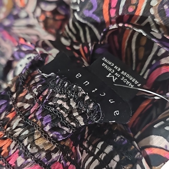 Sanctuary Royal Paisley Colorful‎ Blouse Size Medium NWT - Picture 6 of 10